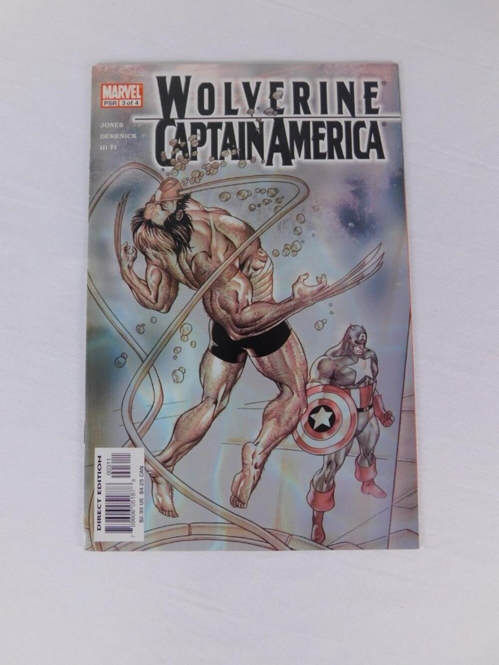 Marvel Comics Wolverine Captain America Comic Book Single Issue 3 Of 4 Color
